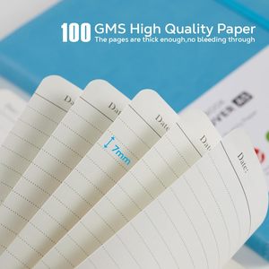 Diario in Pelle Personalizzabile con Copertina Rigida, 160 Pagine, Carta Spessa 100GSM, Unisex, Adatto per Regali Scolastici/d'Ufficio - Product Image 6