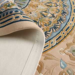 Tapis de sol en laine fait main élégant, qualité supérieure, tufté à la main, lavable, écologique et antidérapant - Product Image 3