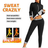 Femmes Polyester Usage Domestique Body Shaper Minceur Shapewear Sauna Sweat Veste Pantalon et Débardeurs pour la Perte de Poids-Vente en Gros