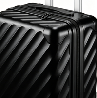 Valise à roulettes légère et compacte de 18 pouces, à faible coût, pour l'embarquement en avion, avec roues silencieuses à double rangée, compatible TSA, OEM/ODM