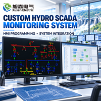 Système de surveillance SCADA hydroélectrique personnalisé, programmation HMI, intégration d'automatisation électrique, tests et support de mise en service
