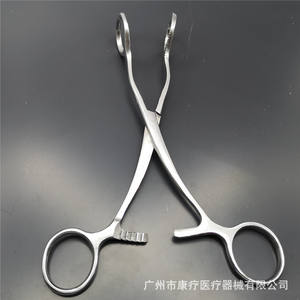 Pinzas de lengua de acero inoxidable Pulun, instrumento médico dental Clase I, manual, plateado, origen Shanghái - Product Image 3