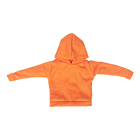 Vêtements de poupée éducatifs en plastique de 30 cm, sweat-shirt, tenues courtes, accessoires à l'échelle 1:6, couleur unie, pull à capuche ample en denim