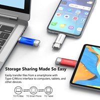Unidad Flash USB 2 en 1 Tipo C OTG de 2GB 4GB 8GB 16GB 32GB 64GB 128GB, Conexión Plug and Play, Amplia Compatibilidad
