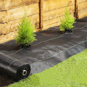 Toile tissée en polypropylène anti-mauvaises herbes, protection UV, couleur noire, pour l'agriculture, le paysage et les pépinières - Product Image 6