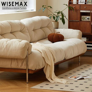 WISEMAX mobili giapponesi <span class=keywords><strong>minimal</strong></span> casa mobili piumino divano in metallo con struttura semplice divano in tessuto sezionale divano - Product Image 3