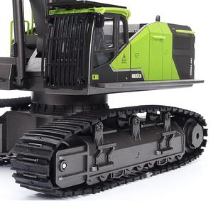 YT Meilleure vente Huina 1593 Excavatrice en alliage, véhicule télécommandé à l'échelle 1:14, 22 canaux, grand <span class=keywords><strong>mini</strong></span> camion de chantier de simulation - Product Image 2