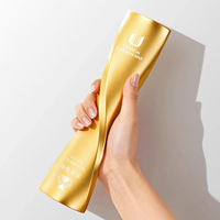 Trophée Métallique Personnalisé 2025 Nouveau Haut de Gamme Colonne Torsadée Or Argent Bronze Récompense Créative pour Conférence d'Entreprise Réunion Annuelle