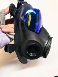 <span class=keywords><strong>Masque</strong></span> à <span class=keywords><strong>gaz</strong></span> intégral CBRN hautement étanche avec tube d'entrée d'eau, talkie-walkie en option, respirateur chimique de survie M50, taille S <span class=keywords><strong>M</strong></span> L - Product Image 2