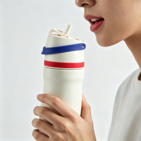 Bouteille isotherme portable classique et moderne en acier inoxydable 304 avec poignée, couvercle à ouverture rapide, anti-fuite, idéale pour le sport et les voyages – Cadeau parfait