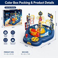 Jeu de défi de billes flottantes dans l'espace, circuit de train, jouet de compétition interactif parent-enfant