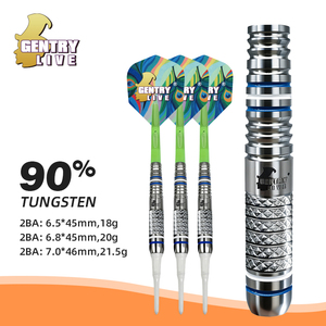 Juego de Dardos Gentry Live Shiguang con Punta de Acero de Tungsteno al 90% o Punta Blanda - Product Image 5