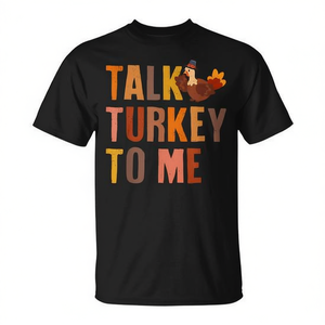 T-shirt Talk Turkey To Me Thanksgiving, design assorti pour couples - Product Image 2