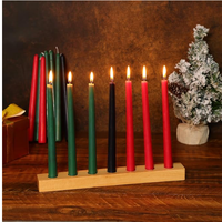 20cm bunte Kerzen Long Stick Unscented Kerzen für Dinner Party Hochzeit Home Decoration Multi Pack