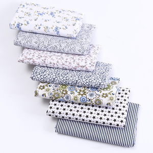 Tissu à motifs de fleurs en coton, fournitures de <span class=keywords><strong>couture</strong></span> élastiques, <span class=keywords><strong>Patchwork</strong></span>, fait à la main, bricolage domestique, nouvelle collection - Product Image 3