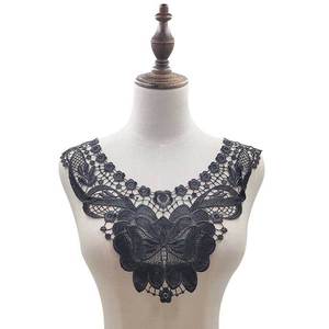Adornos para mujer, cuello bordado, encaje soluble en agua, cuello falso 3D para vestidos de mujer - Product Image 5