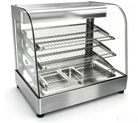 Vitrine chauffante électrique pour comptoir, équipement de cuisine pour restaurant, idéale pour la restauration rapide