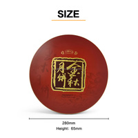 Boîte en métal ronde Jinyuanbao OEM ODM grande capacité pour gâteaux de lune, boîte durable pour emballage alimentaire pour le Festival de la Mi-automne