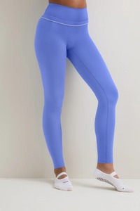 Leggings Deportivos de Cintura Alta con Ribete en Contraste, Certificados como Ecológicos, para Gimnasio y Yoga, Marca Privada - Product Image 4