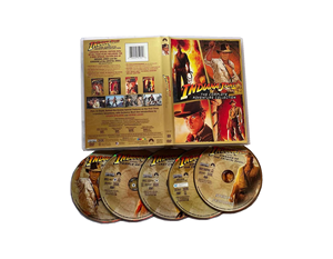 Indiana <span class=keywords><strong>Jones</strong></span> The Complete Adventure Collection 5Disc Factory Venta al por mayor Venta caliente Películas en DVD Serie de TV Boxset CD Cartoon Blueray - Product Image 3