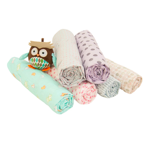 Customized Organic Cotton Fitted Muslin Baby <b>Crib</b> <b>Sheets</b> Mini Bed Protector Breathable Eco-Friendly 100TC Animal Pattern Woven - Product Image 5