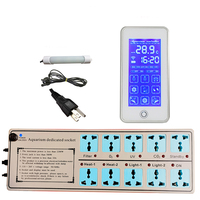 Prise de contrôle intelligente pour aquarium, télécommande, minuterie pour aquarium, thermostat, multiprise, régulateur de température