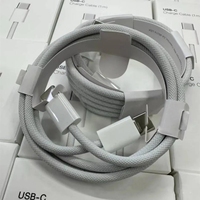 Nuevo Cable de Datos USB C Trenzado de 60W, 3ft/6ft/1m/2m, Tipo C a Tipo C, Cable PD para iPhone 16, 16 Pro, 15 Pro, 15 Pro Max (2025)