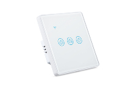 Interrupteur mural intelligent WiFi Tuya 3 voies, panneau tactile PC/ABS 10A pour Alexa, Google Home, commande vocale et application Smart Life