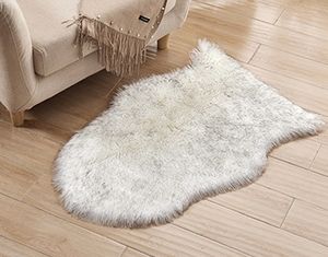 Tapis <span class=keywords><strong>d</strong></span>'<span class=keywords><strong>isolation</strong></span> antidérapant chaud en polyester épais de 5 cm, lavable, adapté aux animaux domestiques, pour baie vitrée, chambre à coucher, chaise de bureau - Product Image 6