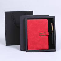Nouvel arrivage de kit de papeterie A5 couverture en carton pour écrire un carnet et un stylo avec impression de logo personnalisé coffret cadeau