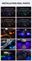 Poignées intelligentes atmosphères Paras led usb éclairage ambiant télécommande led symphonys bande noire lumière ambiante pour Honda CRV