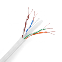 Cable LAN Cat6 de Alta Velocidad, Cable Ethernet Cat 6, CCA Cobre 23wg 4pr 305m 1000ft UTP, Cable de Red CAT6 para Interiores