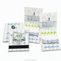 Allumettes de sécurité en bois personnalisées imprimées, écologiques, avec boîte à allumettes personnalisée pour les souvenirs de mariage et de fête
