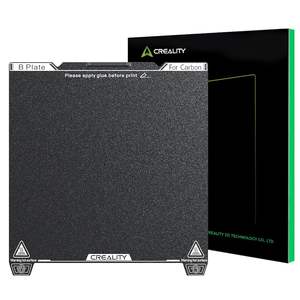 Plaque de construction Creality K1C 235x235mm, feuille PEI texturée pour impression fibre de carbone, plateforme magnétique - Product Image 1