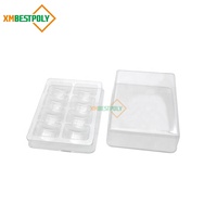Vente en gros Boîte transparente d'emballage blister macaron 8 trous conteneur blister en plastique transparent macaron
