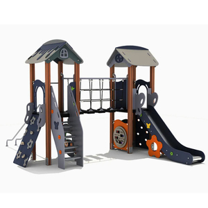 EN 1176 Toboggan en plastique antidérapant pour enfants dans l'aire de jeux de la maternelle - Product Image 6