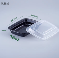 Boîte à lunch cylindrique jetable, recyclable et récupérable avec couvercle, en plastique PP, compatible micro-ondes, pour aliments pour bébés et pain à emporter