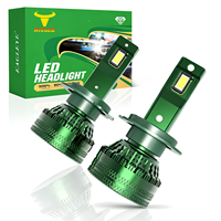 Ampoule de phare LED NIULUX N22 H4 65W 5600LM haute puissance 6500K blanc froid ultra lumineuse, compatible universel OEM/ODM pour voiture