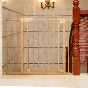 High Quality Firm Custom Design Popular Adjustable Indoor Gate Playpen With Extension Kit For Baby Safety Gate