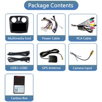 Autoradio pour Renault Logan I Sandero Lada Lergus Dacia 2014-2019 Car-play GPS 5G WIFI Stéréo