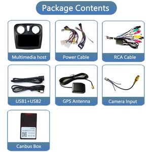 Autoradio per <span class=keywords><strong>Renault</strong></span> Logan I Sandero Lada Lergus <span class=keywords><strong>Dacia</strong></span> 2014-2019 Carplay GPS 5G WIFI Stereo - Product Image 4