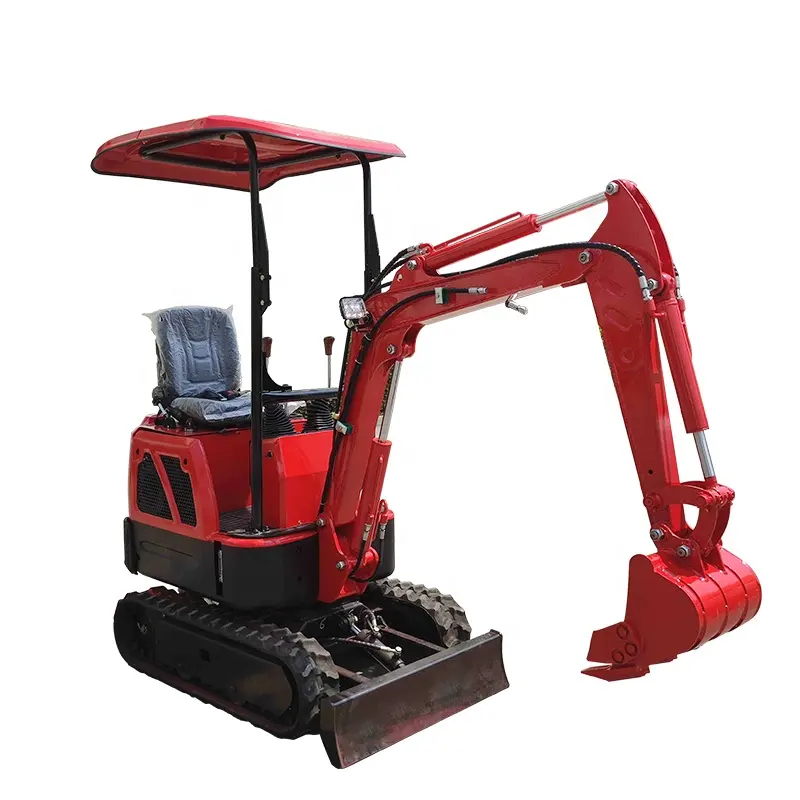 Construction Equipment Idraulico mini escavatore cingolato Mini Escavatore 1.5 ton con coclea