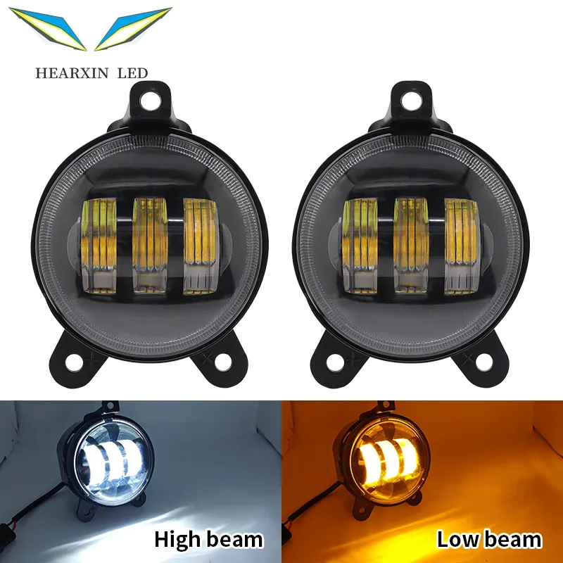 3.5 ''inch đèn sương mù lắp ráp siêu Sáng 30W 6000K 12V LED sương mù ánh sáng cho LADA priora Ốc Đảo Gazelle Nga xe