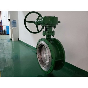 วาล์วผีเสื้อ D343Y-16C DN700 แบบ Hard On Hard Triple Eccentric พร้อมเคลือบสเตลไลต์เชื่อมติด สำหรับน้ำอุณหภูมิปกติ 1.6MPa - Product Image 1