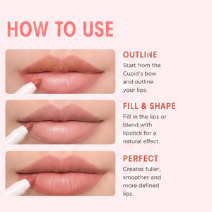 Delineador de labios individual a prueba de manchas con textura suave, no reseca, fácil de aplicar, natural, a prueba de agua para un aspecto natural, logotipo personalizado - Product Image 3