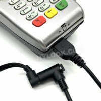 power supply charger kabel adaptor untuk VeriFone vx680 vx670 cbl 268-004-01-c