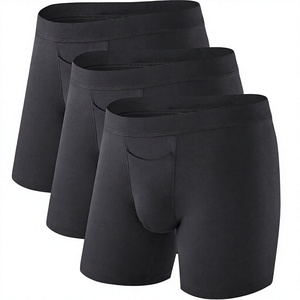Wildness Men's Breathable Knitted Sports Underwear Quick Dry Mid-waist <b>Boxer</b> Briefs - Product Image 2