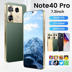 Nueva Llegada Note40 Pro Smartphone 16GB + 1GB 48MP + 108MP 7,3 Pulgadas 16 Clon Desbloqueado Doble Tarjeta <span class=keywords><strong>Sim</strong></span> LTE Francés - Product Image 2
