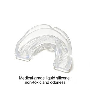 Protège-dents <span class=keywords><strong>de</strong></span> <span class=keywords><strong>nuit</strong></span> en silicone liquide souple, appareil orthodontique pour l'alignement des dents, protection contre le bruxisme et le grincement des dents - Product Image 2