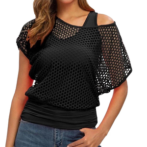 Bán Buôn Thời Trang Áo Cánh Phụ Nữ Tops Floral Print Batwing Ngắn Tay Áo Áo Cánh Ladies Mùa Hè Thoải Mái Mát Overstock Tops - Product Image 4